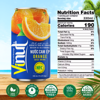 Sinaasappelsap Drink 330Ml Vietnam Nooit Uit Concentraat Natuurlijk Sap Alleen Private Label Oem Groothandel Dranken Gratis Monster