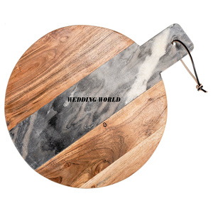 Tabla de cortar de mármol ecológica moderna de lujo con diseño personalizado rectangular, apta para lavavajillas, cocina al por mayor, queso de mesa - Product Image 2