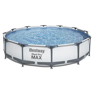 STEEL PRO MAX Gris 56416 <span class=keywords><strong>pour</strong></span> <span class=keywords><strong>Pompe</strong></span> de Filtration de <span class=keywords><strong>Piscine</strong></span> <span class=keywords><strong>Bestway</strong></span> (366x76cm) <span class=keywords><strong>pour</strong></span> 3-4 Personnes <span class=keywords><strong>pour</strong></span> Piscines jusqu'à 366x76cm - Product Image 5