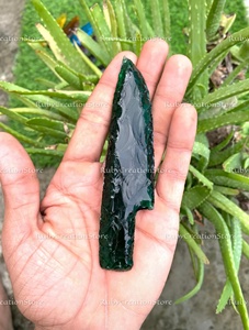 Juego de Cuchillos de Cristal Verde Esmeralda Premium para Decoración de Altar Ritual, Cuchillo de Cristal Tallado, Regalo de Decoración Espiritual para el Hogar - Product Image 4