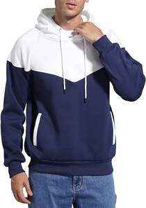 Custom blank men flat pocket hoodie heavy cotton unisex sweatshirts clothing logo custom oversized thick men's <b>hoodies</b> - Product Image 2