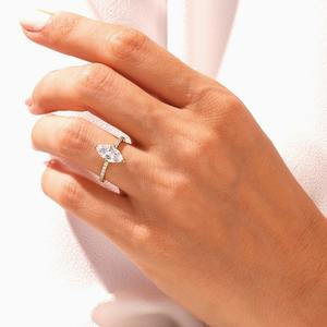 แหวนพลอยบุษราคัมสีขาวสำหรับผู้หญิงเครื่องประดับเงินสไตล์ Boho 925สเตอร์ลิงเงินแฮนด์เมดของขวัญสำหรับเธอ - Product Image 5