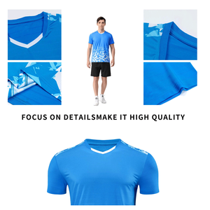 Ensemble d'uniformes de tennis de table en polyester, maillots de sport respirants personnalisés, shorts de badminton à sublimation, vêtements de tennis imprimés sur mesure - Product Image 3