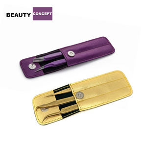 Pinzas Profesionales de Acero Inoxidable Antiestáticas y Duraderas para Extensión de Pestañas, con Mango de Agarre de Diamante y Punta de Fibra - Product Image 4