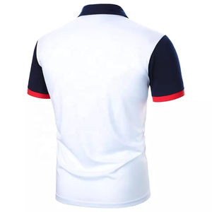 Polos en coton de qualité supérieure Logo de broderie personnalisé polos pour hommes vêtements de sport de marque décontractés Polos Home Fashion Male Tops - Product Image 3