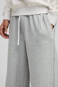 Pantalons de survêtement pour hommes à jambe large et droite, impression personnalisée ODM, tissu éponge français, coupe décontractée, ajustement régulier, textiles écologiques, joggers durables - Product Image 6