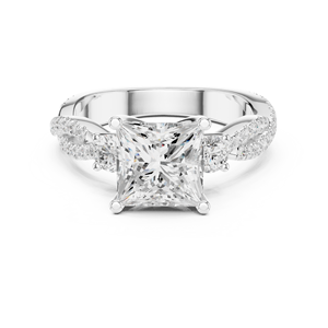 Anillo de amor de oro de 18 quilates para celebración de aniversario - Product Image 4