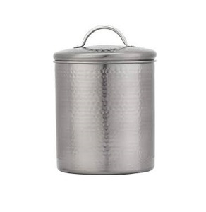 High Home Decor Kitchen Storage Canister Standard Large Medium <b>Small</b> Extra <b>Small</b> Sizes Glass Metal Bin Rice Condiment Storage - Product Image 1