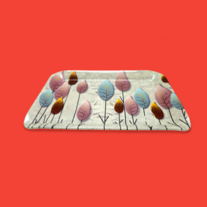 Fabricantes de bandejas de melamina LOGO personalizado Bandejas rodantes de melamina de plástico Bandeja de servicio de melamina al por mayor Tamaño mediano - Product Image 4