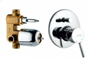 ก๊อกน้ำแบบก้านโยกเดี่ยว รุ่นพรีเมียม VI1007 พร้อมตัวก๊อกทองเหลืองติดผนัง ไหลแรง สำหรับห้องน้ำในบ้านและโรงแรม - Product Image 4