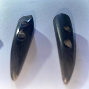 Cuerno de buey pulido de alta calidad, diseño único para prendas de vestir, abrigos hechos a mano, cuerno de búfalo de agua, artesanía Natural única - Product Image 2