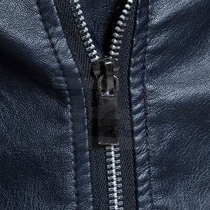 Chaqueta de moda de invierno para hombre superventas Chaqueta de cuero delgada de manga larga Artículo caliente - Product Image 6