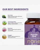 Comprimés pour le soin de la thyroïde avec Ashwagandha, Guggul et Kachnar pour le soutien de l'hypothyroïdisme, l'équilibre de la TSH, l'énergie et la perte de poids naturellement