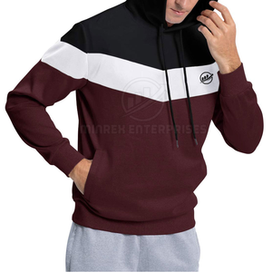 Sudadera con Capucha de Forro Polar de Color Sólido Personalizada para Hombre 2023, con Logotipo Personalizado, Teñido Liso, Secado Rápido, Ropa Urbana de Algodón para Invierno - Product Image 5