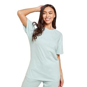 Camiseta Ecológica Personalizada para Mujer, Algodón Jersey, Corte Regular, Manga Corta, Estampado por Transferencia de Calor, Top Casual de Moda para el Día a Día - Product Image 1