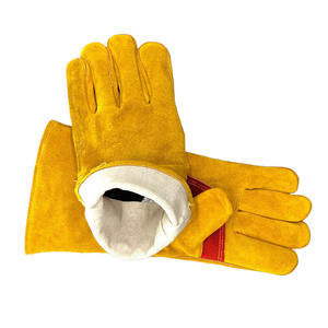 Double Reinforcement Fully Lined Welding <b>Gloves</b> Safety Leather <b>Gloves</b> <b>For</b> <b>Men</b> Hot Sale Leather Welding <b>Gloves</b> - Product Image 6