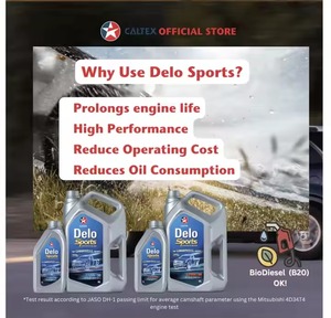 CALTEX Delo Synblend SAE 10W-30 CI-4 Diesel <b>Engine</b> Oil 6L+1L Semi Synthetic Pack for 4x4 Light <b>Engine</b> <b>Lubricants</b> <b>Cleaners</b> - Product Image 3