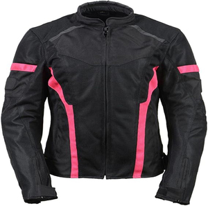 Custom Black and Pink Motorcycle <b>Racer</b> <b>Jacket</b> All Season Cordura Material Customizable Men's <b>Jackets</b> for Winter - Product Image 3