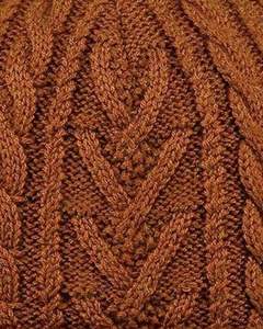 Customized Winter Knit Beanie Hat Brown Cable Knit Ribbed Cuff Warm Soft <b>Acrylic</b> <b>Wool</b> Blend Unisex Casual Beanie Wholesale - Product Image 6