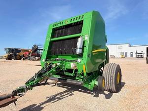 Presse à balles rondes John Deere 560M pour tracteur agricole, paille et foin, avec moteur et roue haute productivité, à vendre - Product Image 5