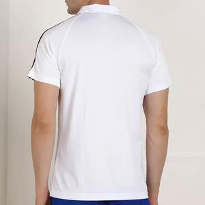 เสื้อเชิ้ตแฟชั่นลำลองถักนิตติ้งคุณภาพสูง ระบายอากาศได้ดี สำหรับผู้ชาย ผ้าฝ้าย 50% โพลีเอสเตอร์ 50% แขนสั้น - Product Image 5