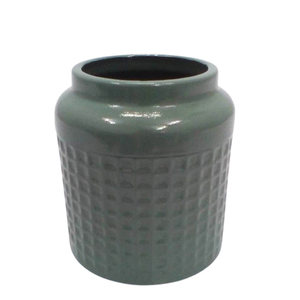 Tall <b>Cylinder</b> Shape Iron Flower <b>Vase</b> Terracotta Color Matte Look for Wedding Table Centerpieces Metal Flower <b>Vase</b> - Product Image 3