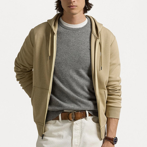 Venta al por mayor 100% sudaderas con capucha de algodón de los hombres con cremallera de moda transpirable para gimnasio al aire libre Streetwear Eco-friendly - Product Image 2