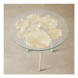 Parte superior texturizada de múltiples hojas-Diseño cuadrado minimalista elegante para mesa de muebles de sala de estar contemporánea mesa auxiliar más vendida - Product Image 1