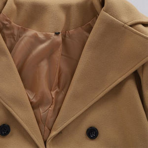 Manteau en laine pour homme de haute qualité, bouton classique, coupe ajustée, coupe-vent d'hiver, écologique, respirant - Product Image 4