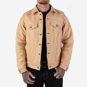 Chaqueta de invierno para hombre de diseño superior con cuello levantado manga completa 100% cuero de alta calidad personalizable precio razonable - Product Image 1