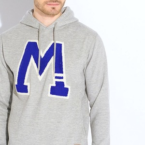 100% coton à manches longues goutte épaule en gros hiver thermique épais hommes personnalisé Chenille broderie sweats à capuche bases coton mélangé - Product Image 2