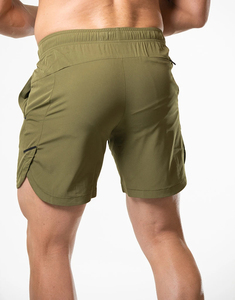 Prix bas Short en coton avec logo personnalisé pour homme, tissu respirant en éponge, décontracté, solide, grande taille - Product Image 2