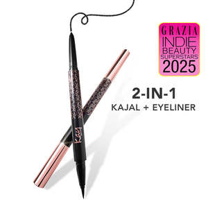 Duo Eyeliner Kajal Noir Intense 24H Waterproof - Stylo Liquide & Crayon Longue Tenue - Product Image 5