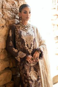 Robes de soirée longues et lourdes pour femmes musulmanes, à une épaule, style A, ornées de perles, pour fiançailles, en tulle naturel respirant - Product Image 2