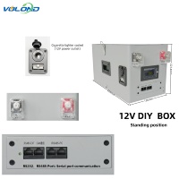 VOLOND Power Station Ersatz 12V 280Ah 2kWh LiFePO4 Batteriepack DIY Stahl CE-zertifiziert JK BMS CANBUS/Bluetooth Feuerfest