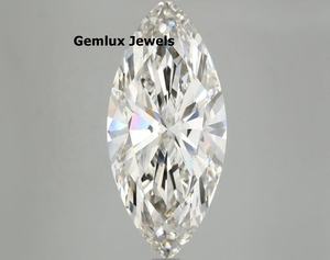 Diamante de Laboratorio con Corte Marquesa de 4.5 Quilates, Color EF, Certificado IGI, Claridad VS, Diamante Suelto de Laboratorio para Anillo - Product Image 1