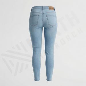 Latest Quality Denim Customized Color <b>Jeans</b> Ladies Skinny Mid Waist <b>Women</b> <b>Stretch</b> Pencil Denim Pants <b>Women's</b> <b>Jeans</b> Fashion Wear - Product Image 2