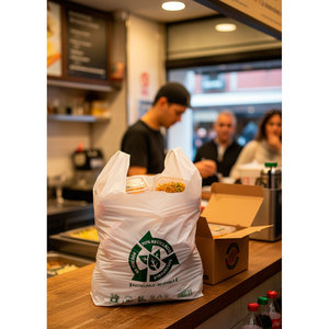 ถุงหูหิ้วพลาสติกรีไซเคิล 70% ขนาด 60x70 ซม. ยาว 50 ม. บรรจุ 20 แพ็ค x 1 กก. สำหรับธุรกิจ B2B - Product Image 4