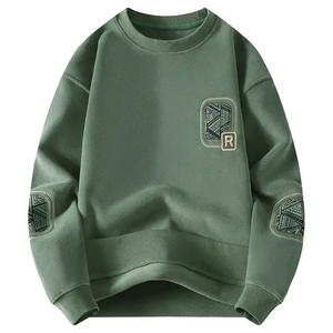 Nouvelle usine personnalisé sweat polaire sweat à col rond en gros Mans sweat à col rond - Product Image 3