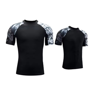 Rashguard de MMA de Manga Corta Personalizado al por Mayor, Transpirable, Ecológico, de Secado Rápido, de Poliéster, para BJJ, con Diseño Personalizado - Product Image 5