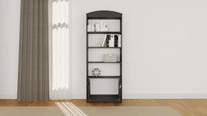 Classical Design Off-Road 3-<b>Shelf</b> <b>Black</b> Suntalam Standing Type Bookshelf Youth Room 18mm 79x39x190cm Toy Organizer Turkish - Product Image 4