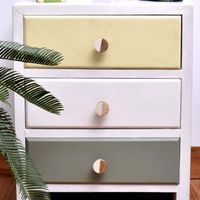 Poignées de meubles en résine et bois faites à la main, blanc et marron, pour tiroirs, commodes, armoires de cuisine, quincaillerie de mobilier – Vente en gros