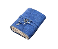 NEW ERA Handgefertigtes Modernes Leder-Notizbuch Anpassbare Größe 120 Blatt Recycling-Papier Weicher Ledereinband Tagebuch Fadenheftung Geschenk