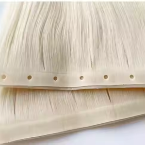 Fabbrica senza soluzione di continuità XO invisibile geniale trama europea ghiaccio colore bianco Micro Loop pelle invisibile tessuto <span class=keywords><strong>capelli</strong></span> extension con foro - Product Image 1