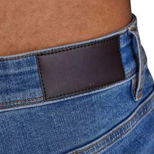 Hombres Spray-On Ripped Jeans Mid Blue High Stretch Tight Fit Ripped Skinny Look Everyday Rugged Streetwear Denim Jeans - Product Image 3