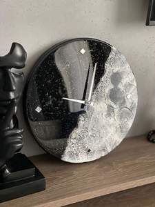 DURCISSEUR résine époxy horloge murale résine époxy salon meilleur qulatiye meubles décor à la maison horloge murale personnalisée meilleur - Product Image 6
