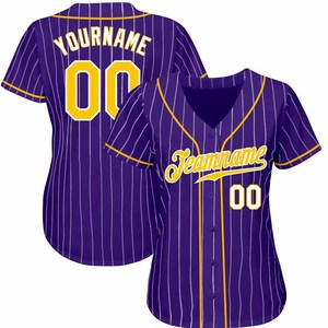 Camiseta de Béisbol Estampada 100% Poliéster 260g Transpirable, Absorbente de Humedad, Elástica en Cuatro Direcciones, Manga Corta, Cuello en V, Personalizable para Equipos - Product Image 2