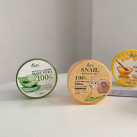 Gel apaisant hydratant Ekel 300g Aloe, charbon, escargot, miel 4 Type-Cosmétique coréen hydratant blanchissant anti-âge rides