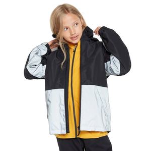 Chaqueta de lona reflectante personalizada para hombre, impermeable, con cremallera, transpirable, con capucha, para exteriores, cuadrada, sólida, cuadrada, reflectante, servicio OEM - Product Image 5