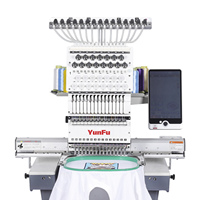 Software de Diseño de Bordado YUNFU para Máquina de Bordar Computarizada de Una Sola Aguja para Gorras y Camisetas